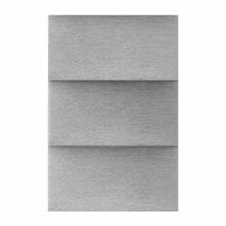 panneau tissu décoratif gris rectangle