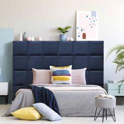 tete de lit bleu