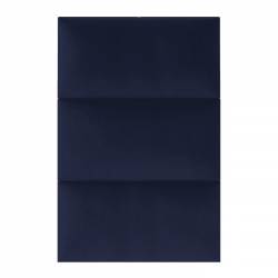 mur capitonné design bleu nuit