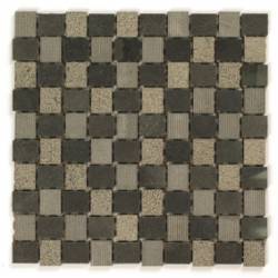 Mosaïque Pierre - Gris -...