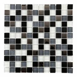 Mosaïque Verre - Mix Noir /...
