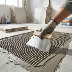 Kit clés en main pour la pose de mosaïque en sachet refermable.