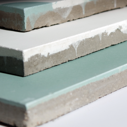 Carreaux de ciment anciens vert