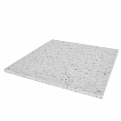 carrelage terrazzo 60x60 blanc